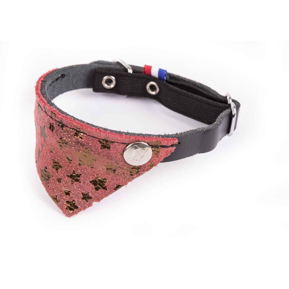 Collier pour chat miami 30 cm rouge noir