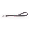 Laisse double bords arrondis noir