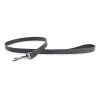 Laisse coupe franc pique cuir 20mm-100cm noir