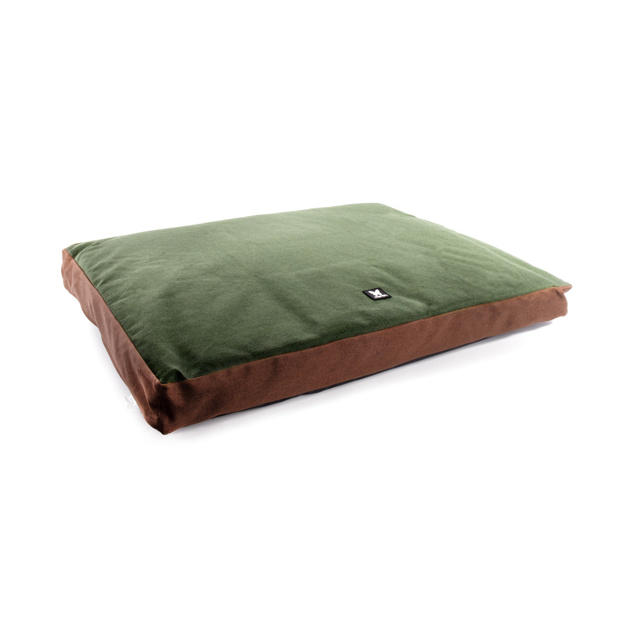 Coussin master taille 120x80cm gris-moutarde