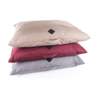 Croisette rouge t90cm coussin