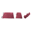 Croisette rouge t115cm plaid