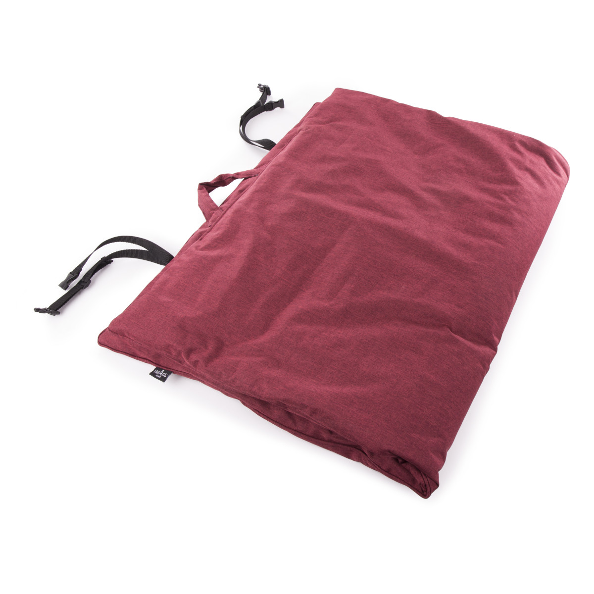 Croisette rouge t115cm plaid
