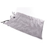 Croisette gris t115cm plaid