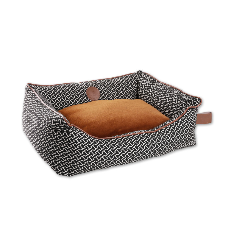 Corbeille domino montaigne taille 60cm marron