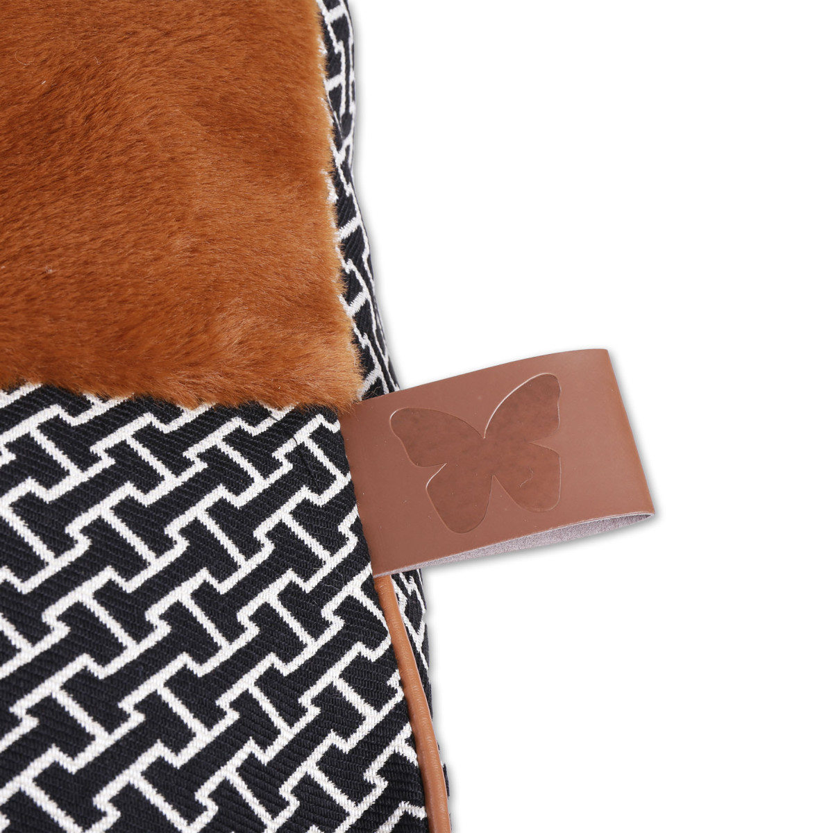 Coussin master montaigne taille 80cm marron