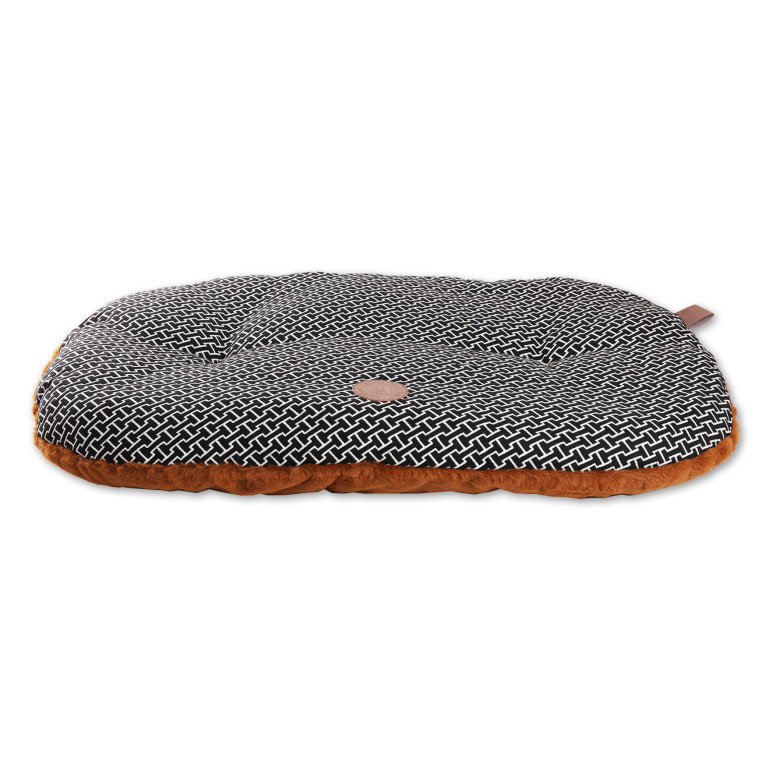Coussin ovale montaigne taille 89cm marron