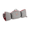 Plaid montaigne taille 100cm rouge
