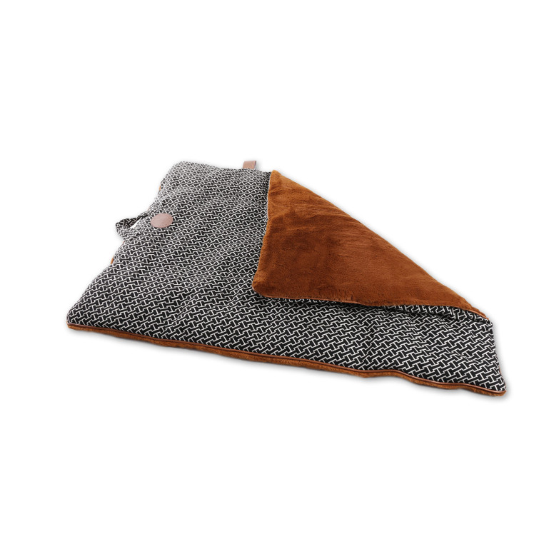 Plaid montaigne taille 100cm marron