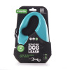 Laisse retractable instinct corde m turquoise 5m