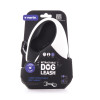 Laisse retractable 2 soft sangle s noir 5m