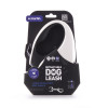 Laisse retractable 2 soft sangle m noir 5m