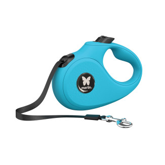 Laisse retractable so cat sangle xs turquoise 3m