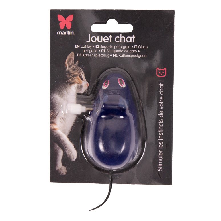 Jouet pour chat souris mecanique 10cm