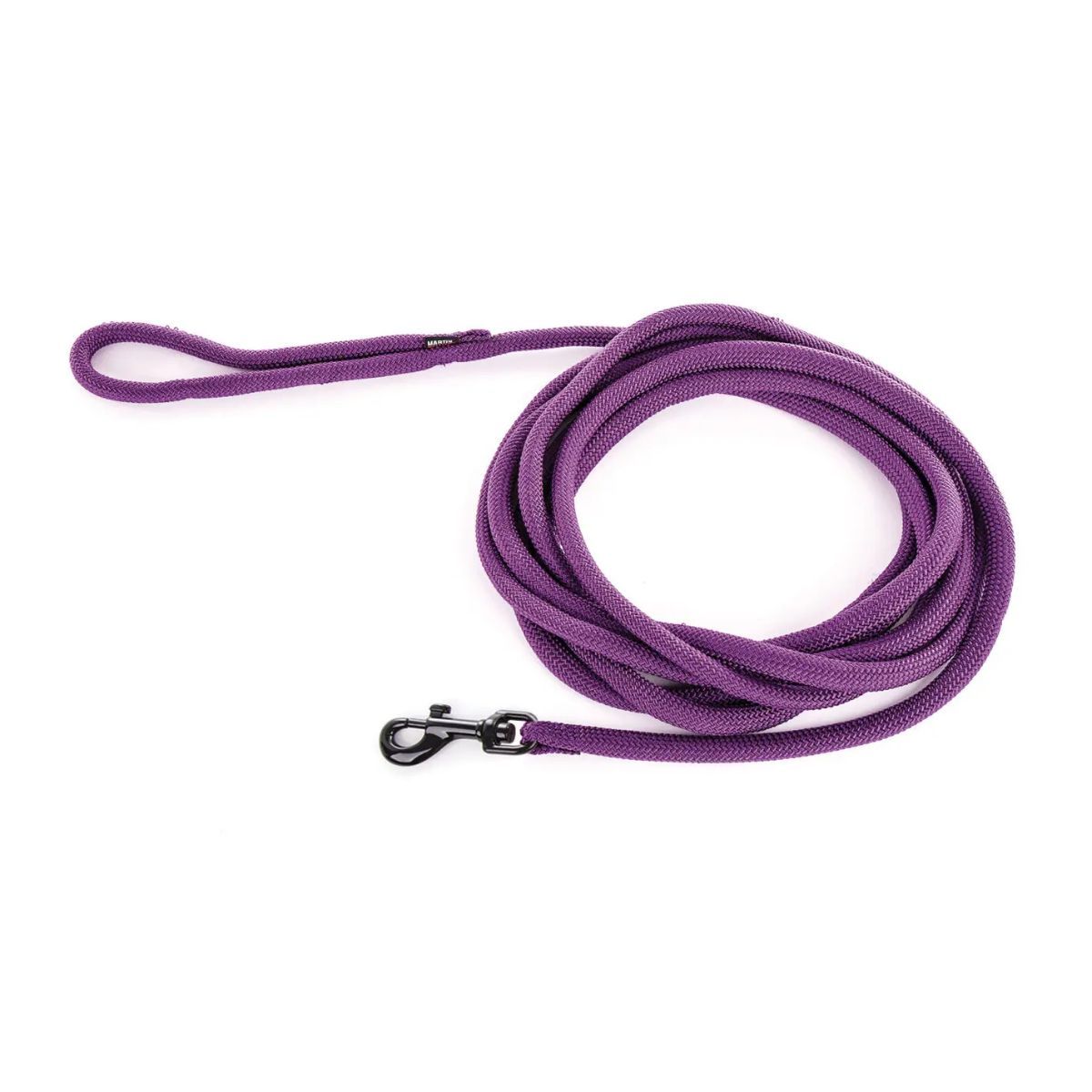 Longe nylon rond Martin Sellier mauve 3m pour chien