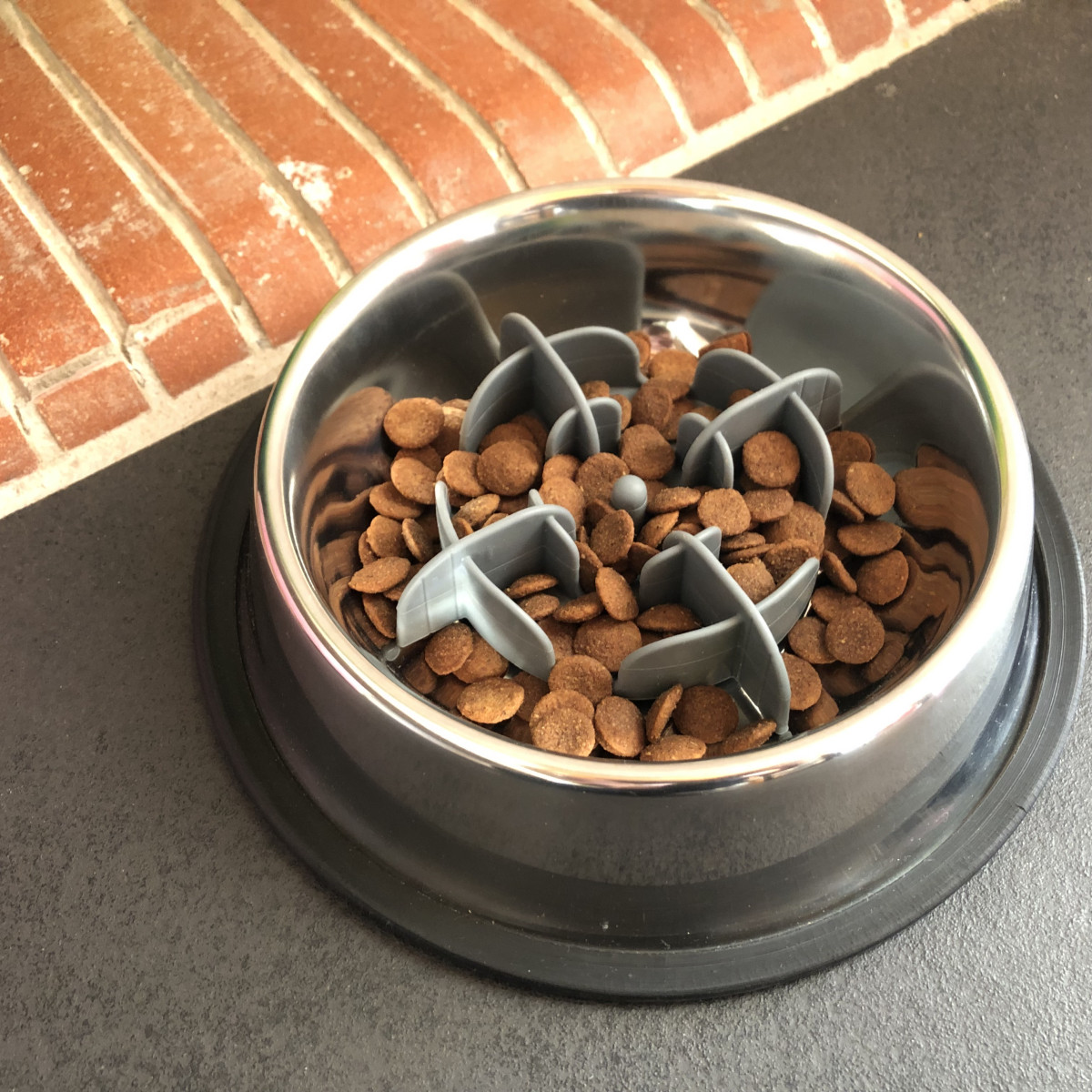 Accessoire anti-glouton silicone Bubimex (S-M) pour chien