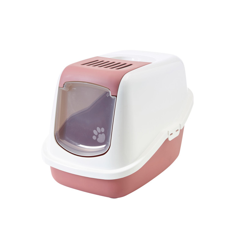 Maison de toilette Nestor Savic Earth pink (56x39x38cm) pour chien et chat