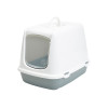 Maison de toilette Oscar Savic blanc et gris pour chien et chat