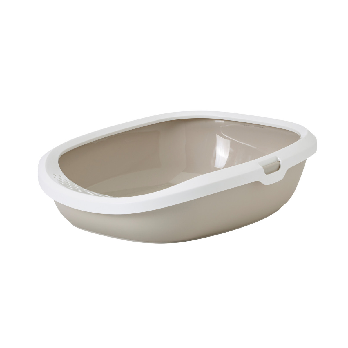 Bac de toilette Gizmo Savic blanc mokka (Medium) pour chien et chat