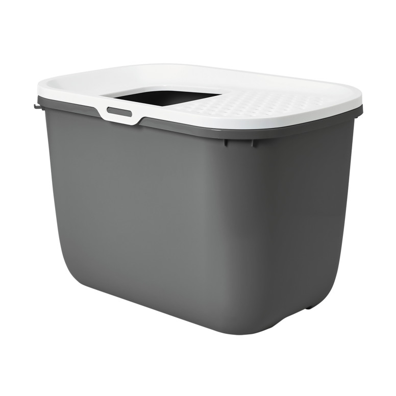 Maison de toilette anthracite Savic Hop In (58x39x40cm) pour chien et chat