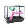 Armoire de rangement Zeno 2 Savic argentée pour chien et chat