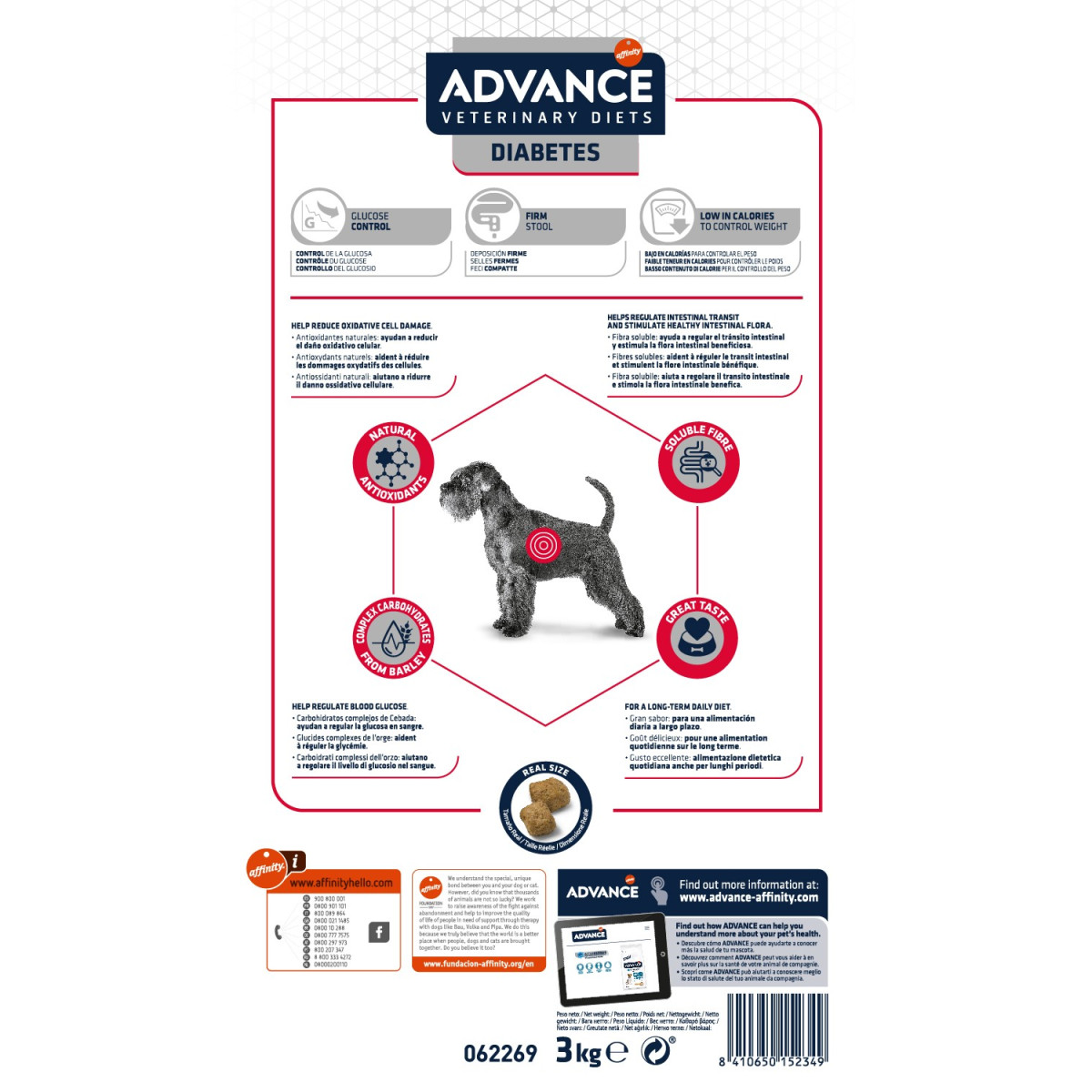 Advance chien diabetes colitis 3kg