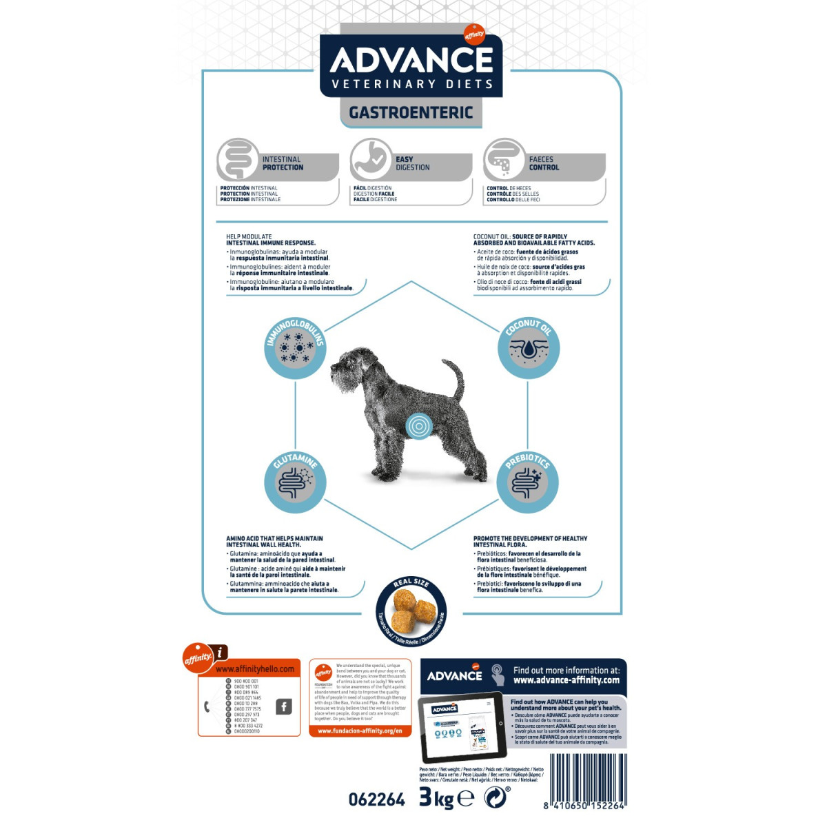 Advance chien gastroenteric low fat 3kg