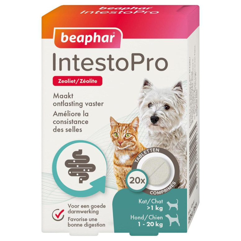 Beaphar complément alimentaire pour chiens et chats de moins de 15kg 20 comprimés