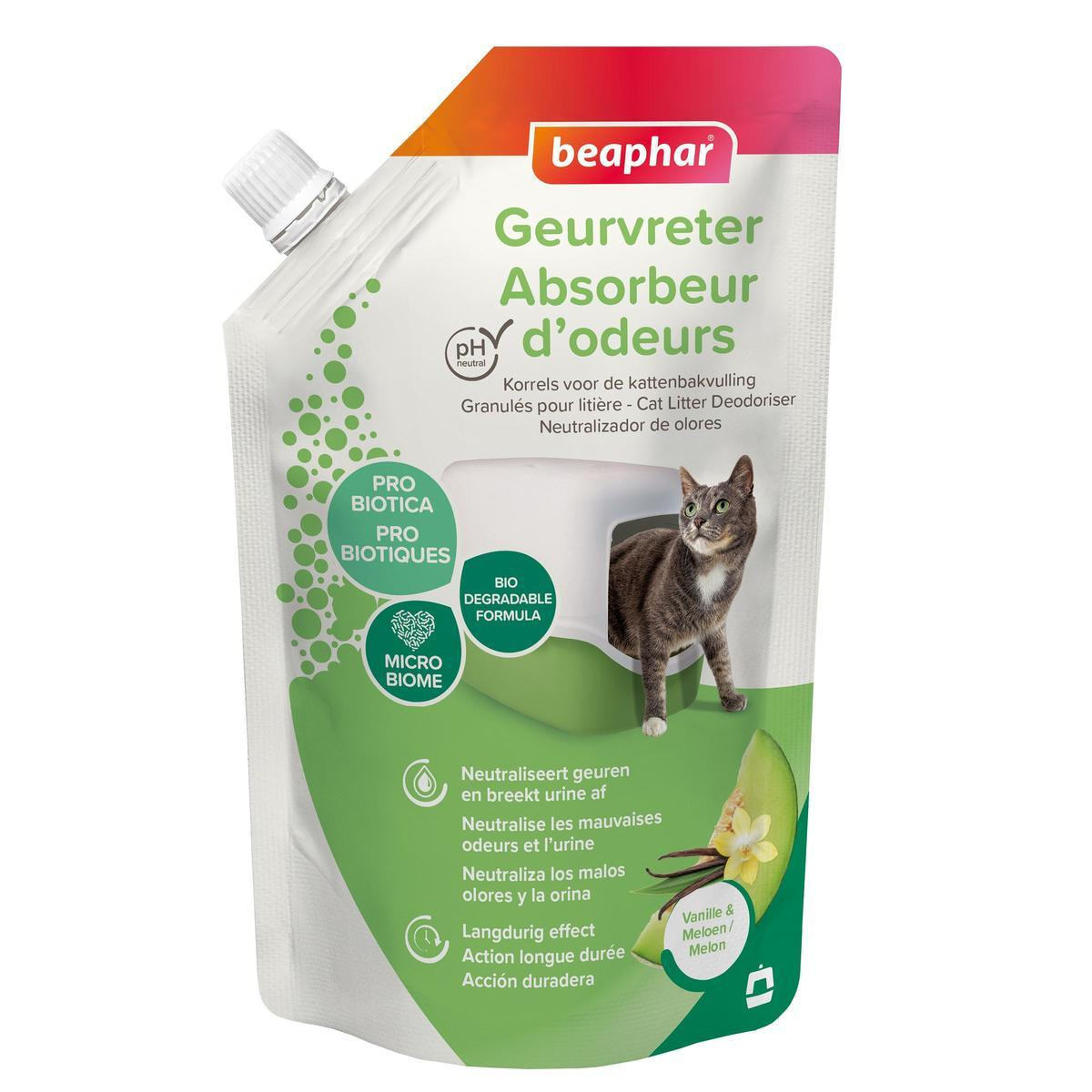 Absorbeur d'odeurs vanille et melon Beaphar (400g) pour chien et chat