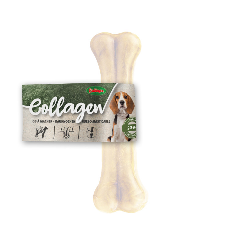 Bubimex os pressé pour chien au collagène 13cm