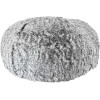 Pouf de repos bicolore Croci Noir poilu (120x45cm) pour chat