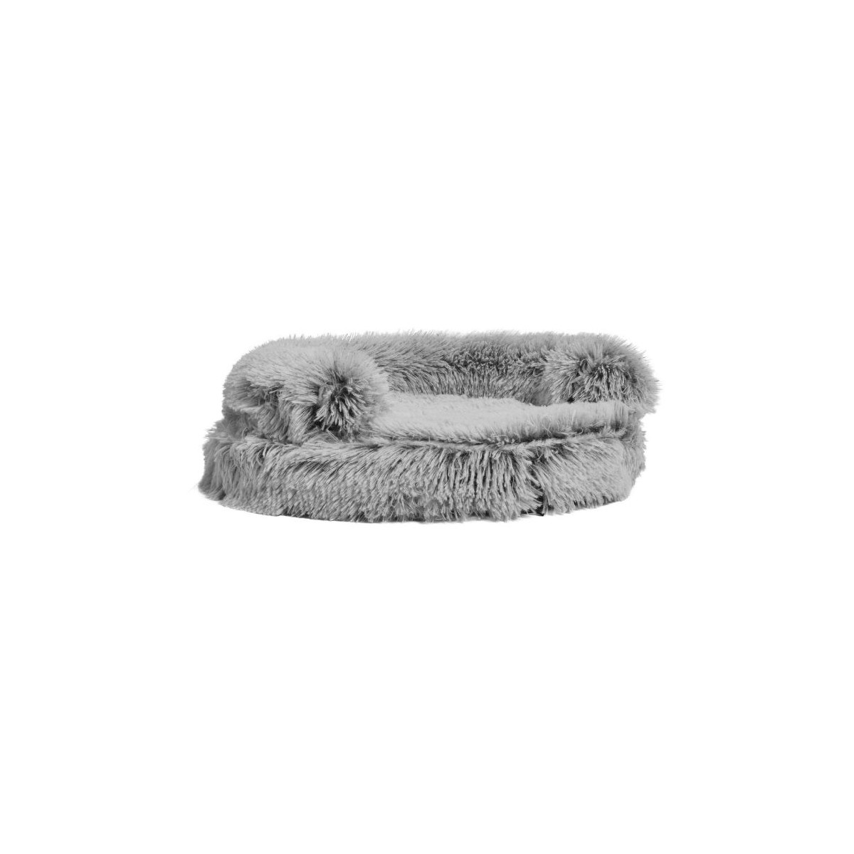 Sofa douillet Croci bicolore noir (45cm) pour chat