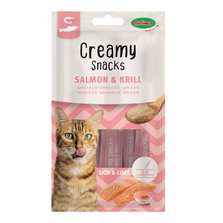 Bubimex friandises pour chat saumon et krill 60g