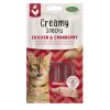 Bubimex friandises pour chat poulet et cranberry 60g
