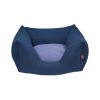 Corbeille de repos déhoussable Anicool Cortina en bleu (65x50x31cm) pour chien et chat