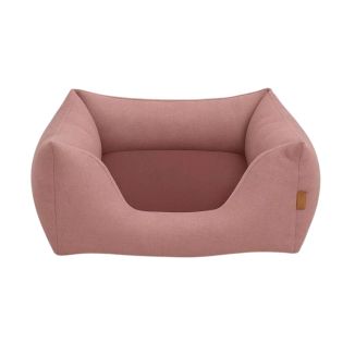 Corbeille déhoussable confort Anicool Cortina rouge (M - 80x65x31cm) pour chien et chat