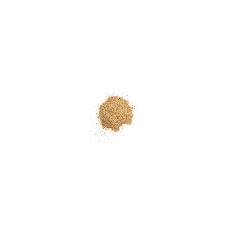 Gros plan macro de la fine poudre beige de levure de bière Les Recettes de Daniel 1114719, dispersée