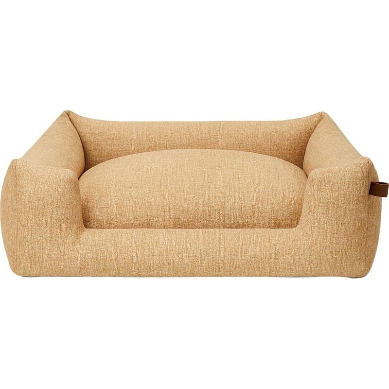 Gros plan en angle latéral du panier Snooze Honey Nap 1116643, mettant en valeur le tissu texturé ho