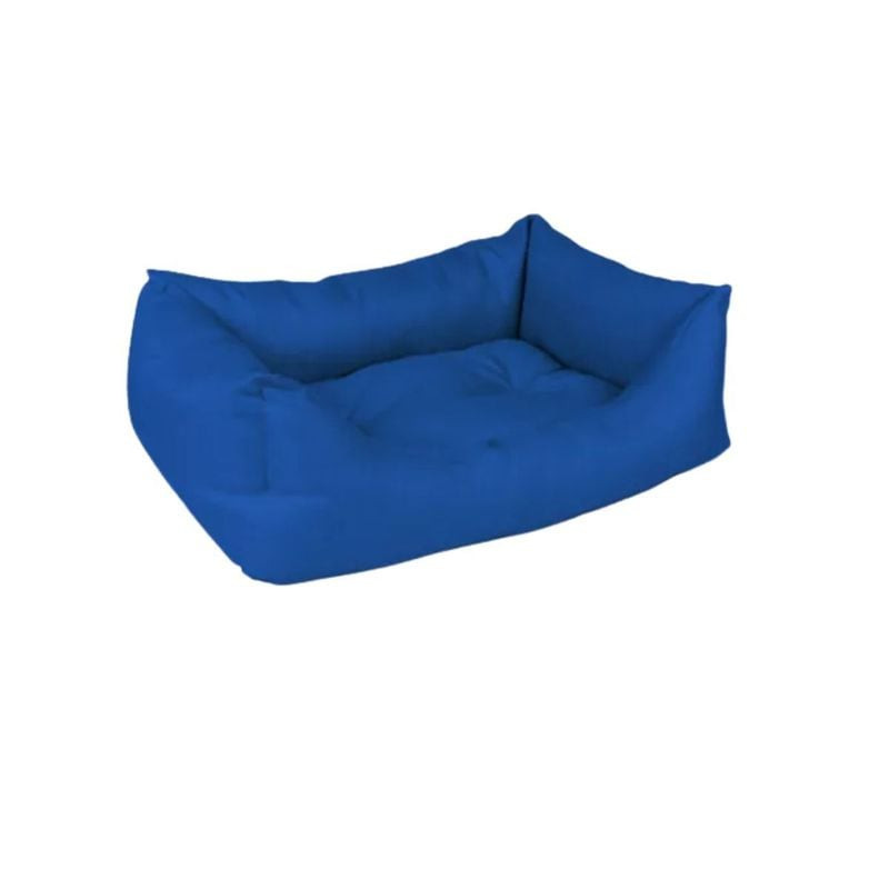 Corbeille ANICOOL First Rectangle Navy XL bleue pour chien, forme rectangulaire avec rebords surélev