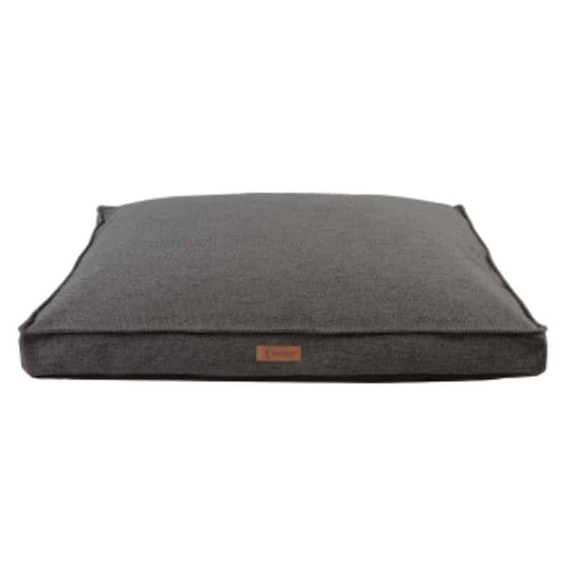 Matelas orthopédique ANICOOL Scandi anthracite 80 cm, vue de face montrant design moelleux épais, ho
