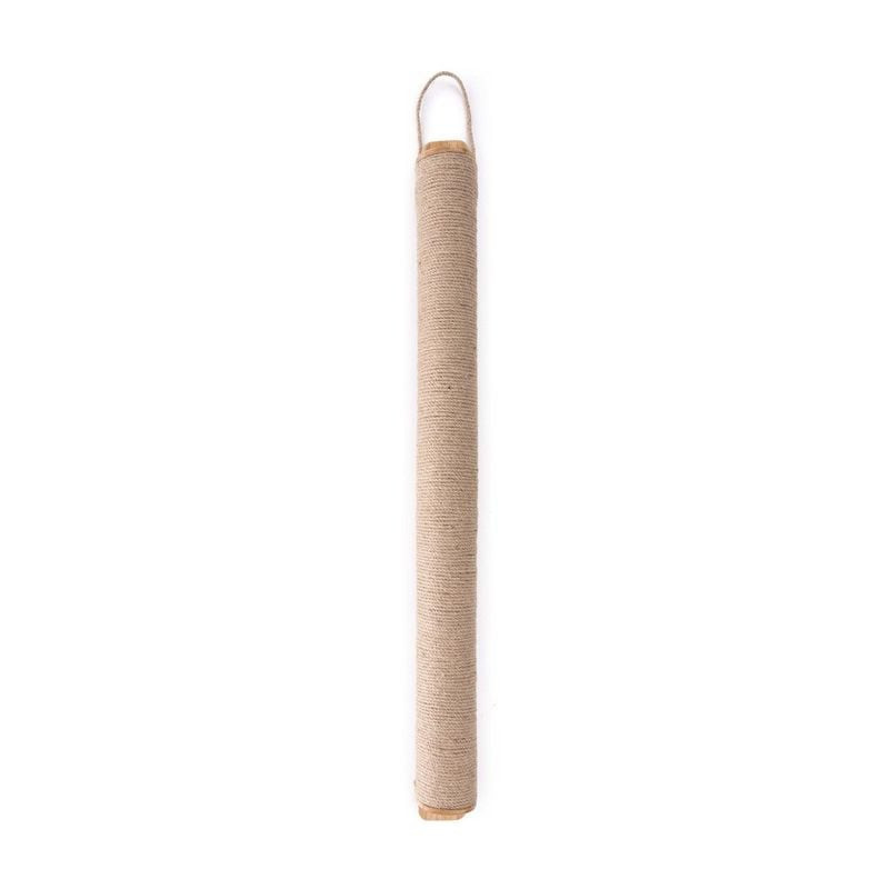 Martin Sellier 1143296 griffoir grimpeur 80cm sisal naturel avec boucle et base bois, isolé sur fond