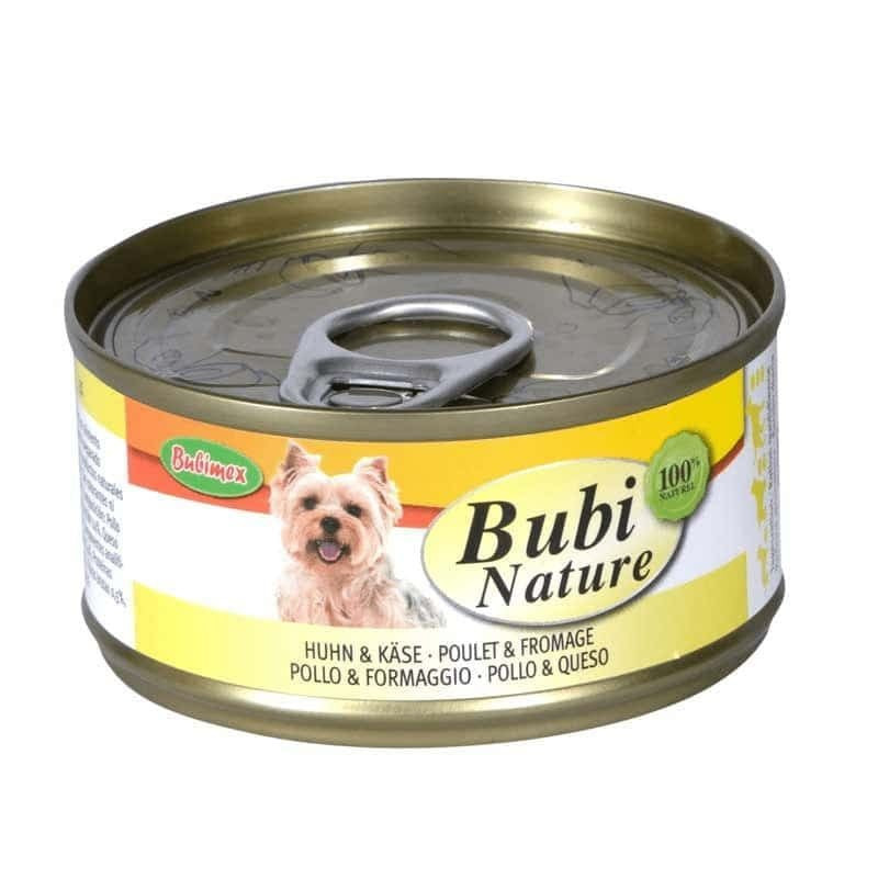 Gros plan sur boîte Bubinature 70g vue du dessus et côté, avec image de Yorkshire Terrier, marque BU