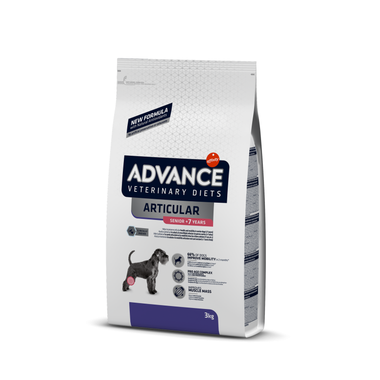 Croquettes Advance Diets Senior +7 ans 3kg - Mobilité & Muscles