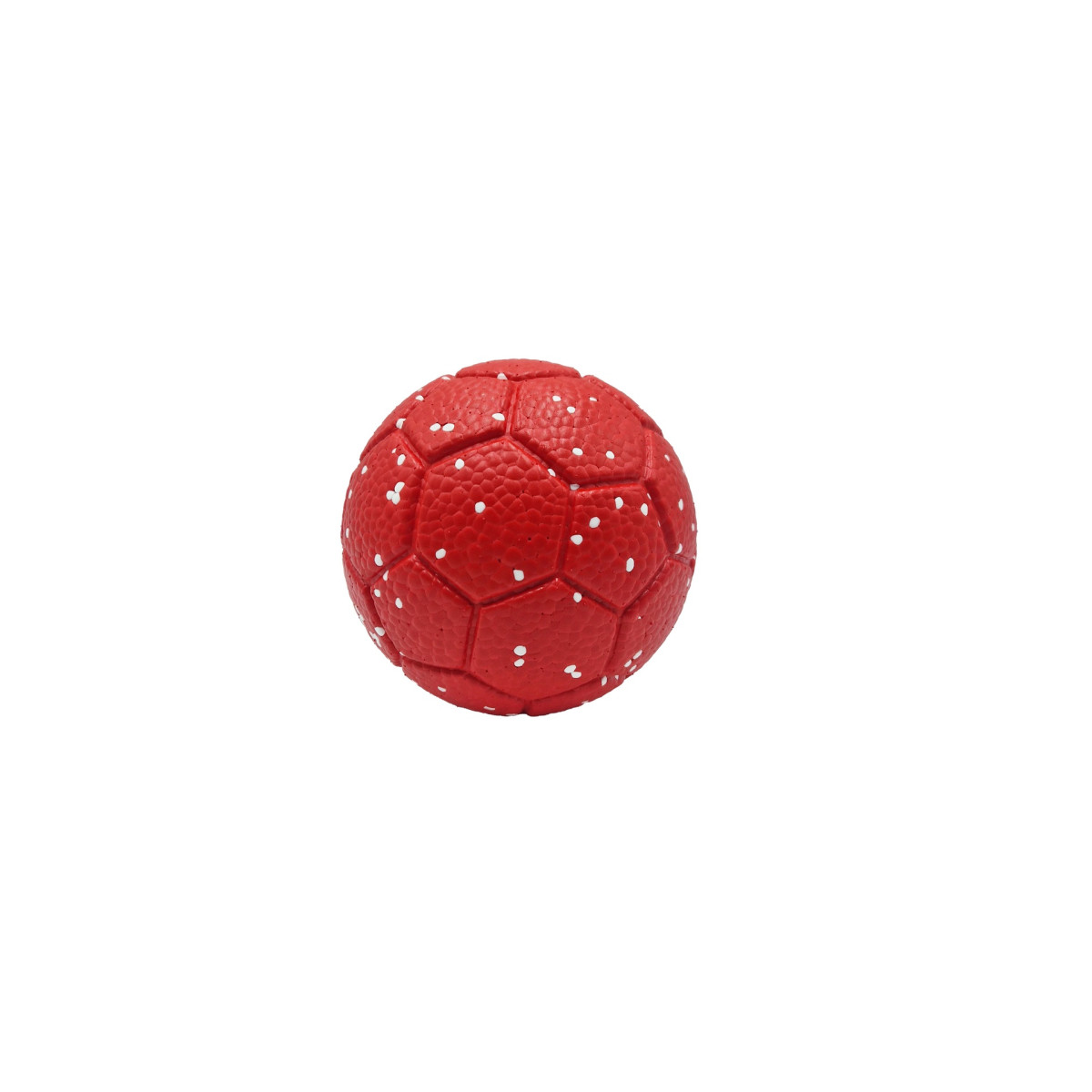 Jouet chien Bubimex : Ballon TPU rouge ultra résistant et flottant