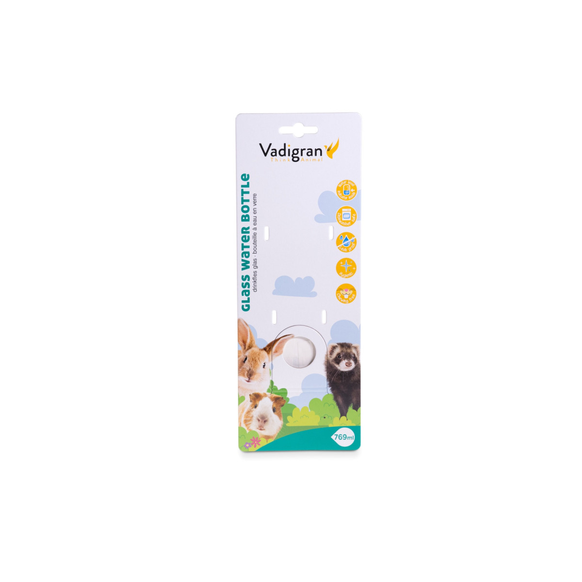 Biberon en verre Vadigran 769ml pour rongeur | DO&KA