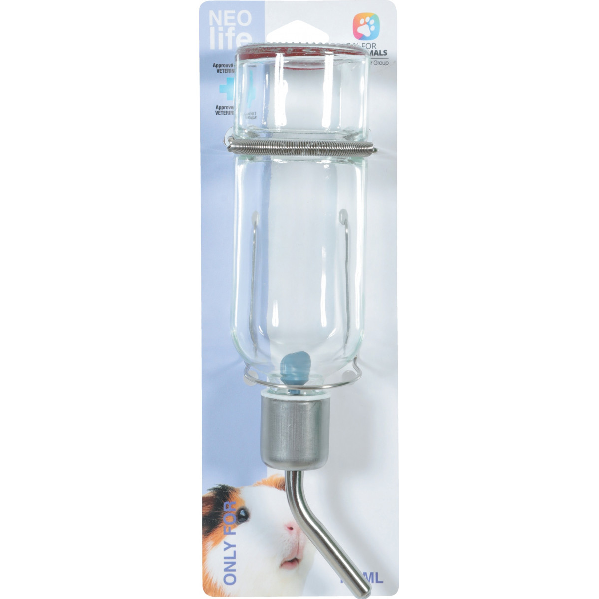 Biberon Zolux 180ml verre - Anti-fuites pour rongeurs
