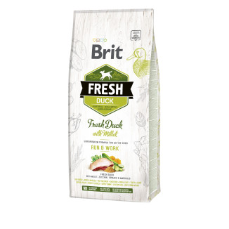 Croquettes Brit Fresh Canard 12kg - Santé, Énergie & Pelage Brillant