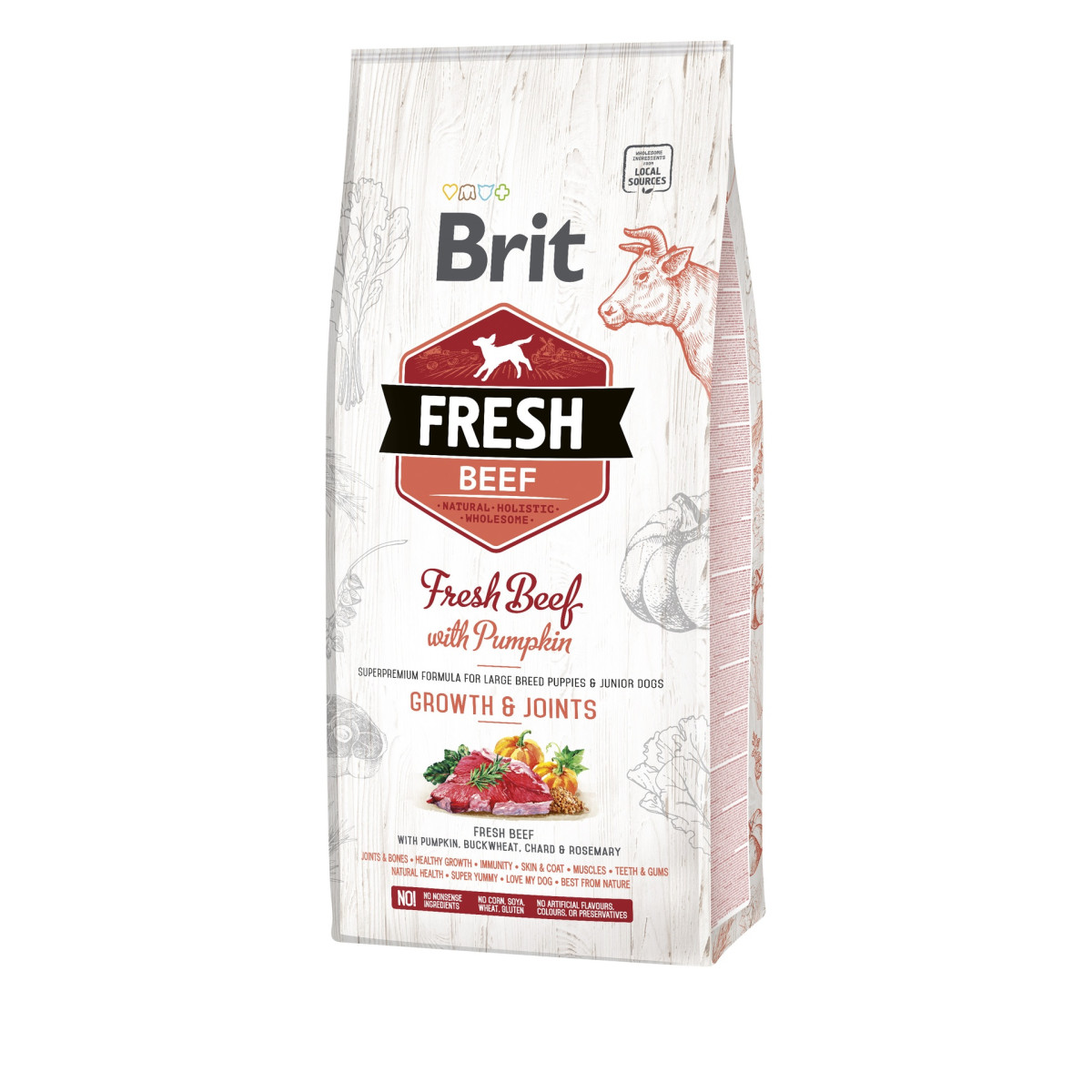 Brit chiot : croquettes bœuf frais 12kg - Articulations