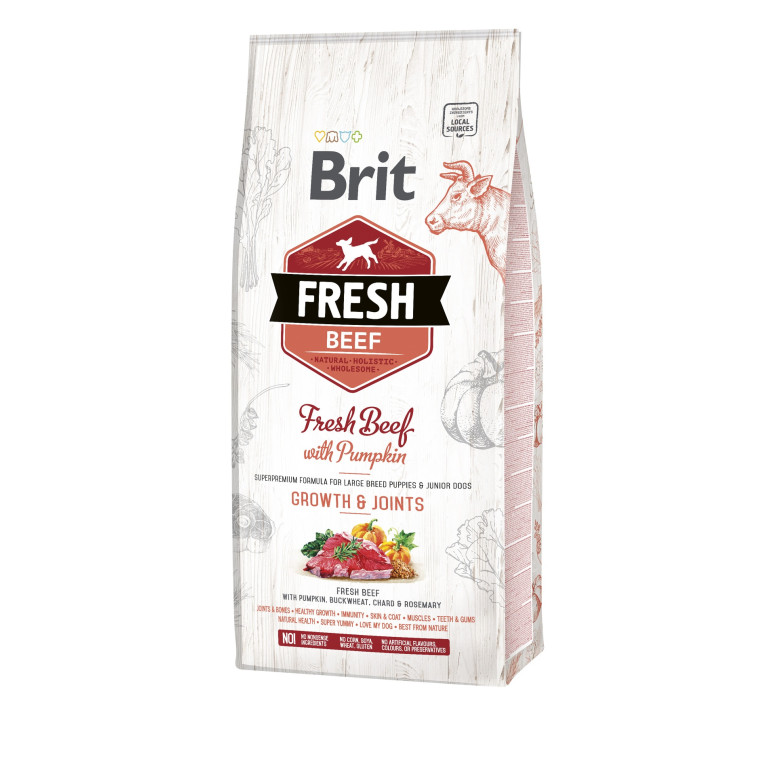 Brit chiot : croquettes bœuf frais 12kg - Articulations