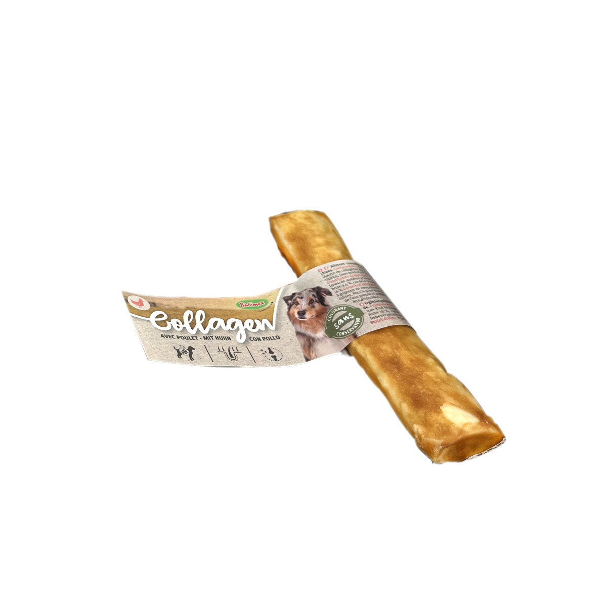Bâtonnets Bubimex Poulet 15cm : Collagène pour articulations et dents